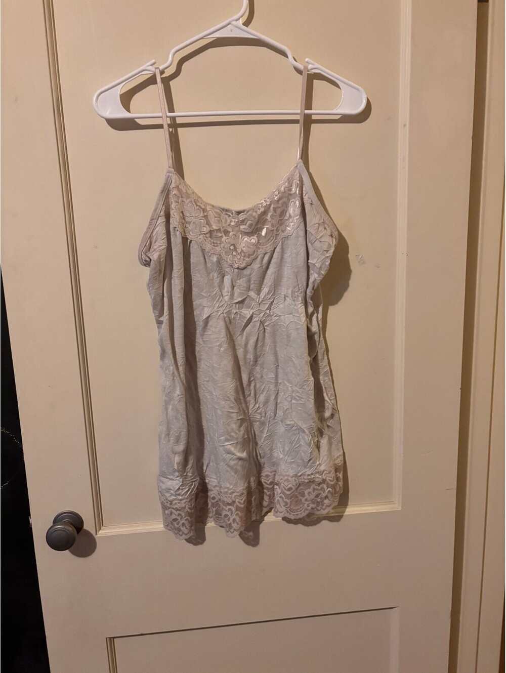 Maurices White Lace Trim Tank